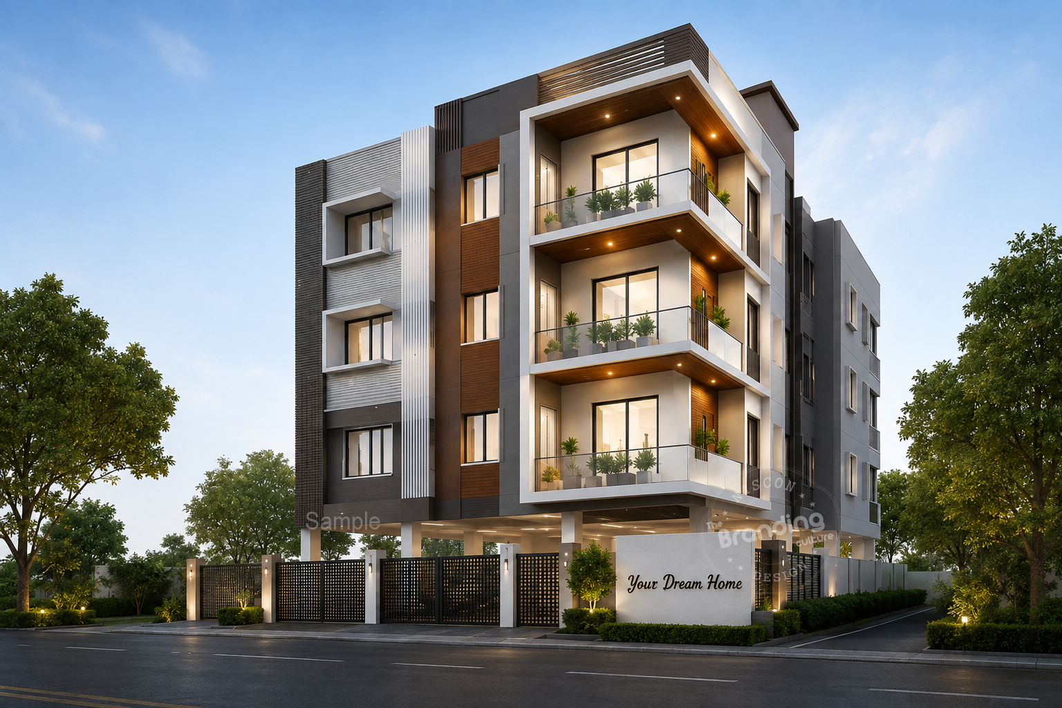 KalapattiFlats evening elevation